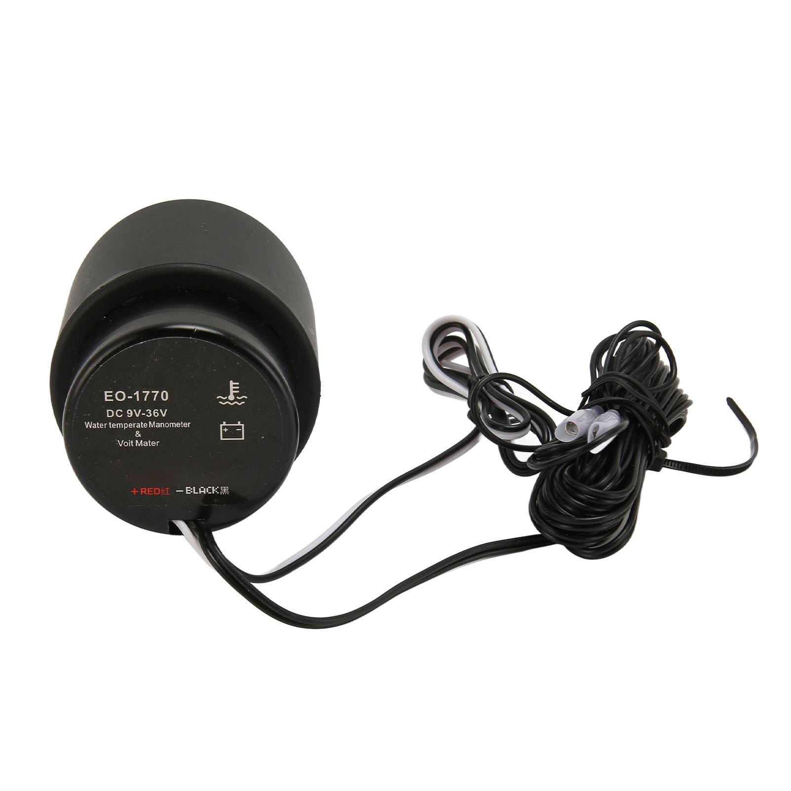 2 в 1 Автомобильный датчик температуры воды Вольтметр 12–24 В Цифровой дисплей для легковых, грузовых автомобилей, мотоциклов
2 в 1 Автомобильный датчик температуры воды Вольтметр 12–24 В Цифровой дисплей для легковых, грузовых автомобилей, мотоциклов