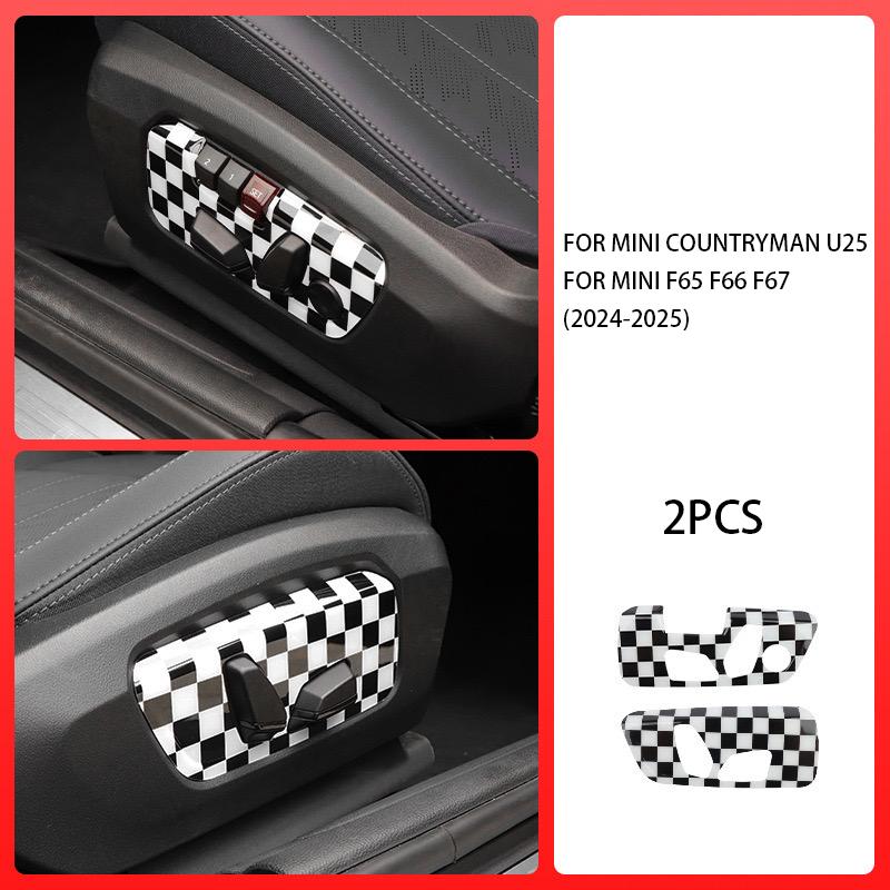 For Mini Cooper S F65 F66 F67 U25 Countryman 2024 2025 ABS Interior Car Seat Adjustment Button Panel Frame Trim Cover Stickers
For Mini Cooper S F65 F66 F67 U25 Countryman 2024 2025 ABS Interior Car Seat Adjustment Button Panel Frame Trim Cover Stickers