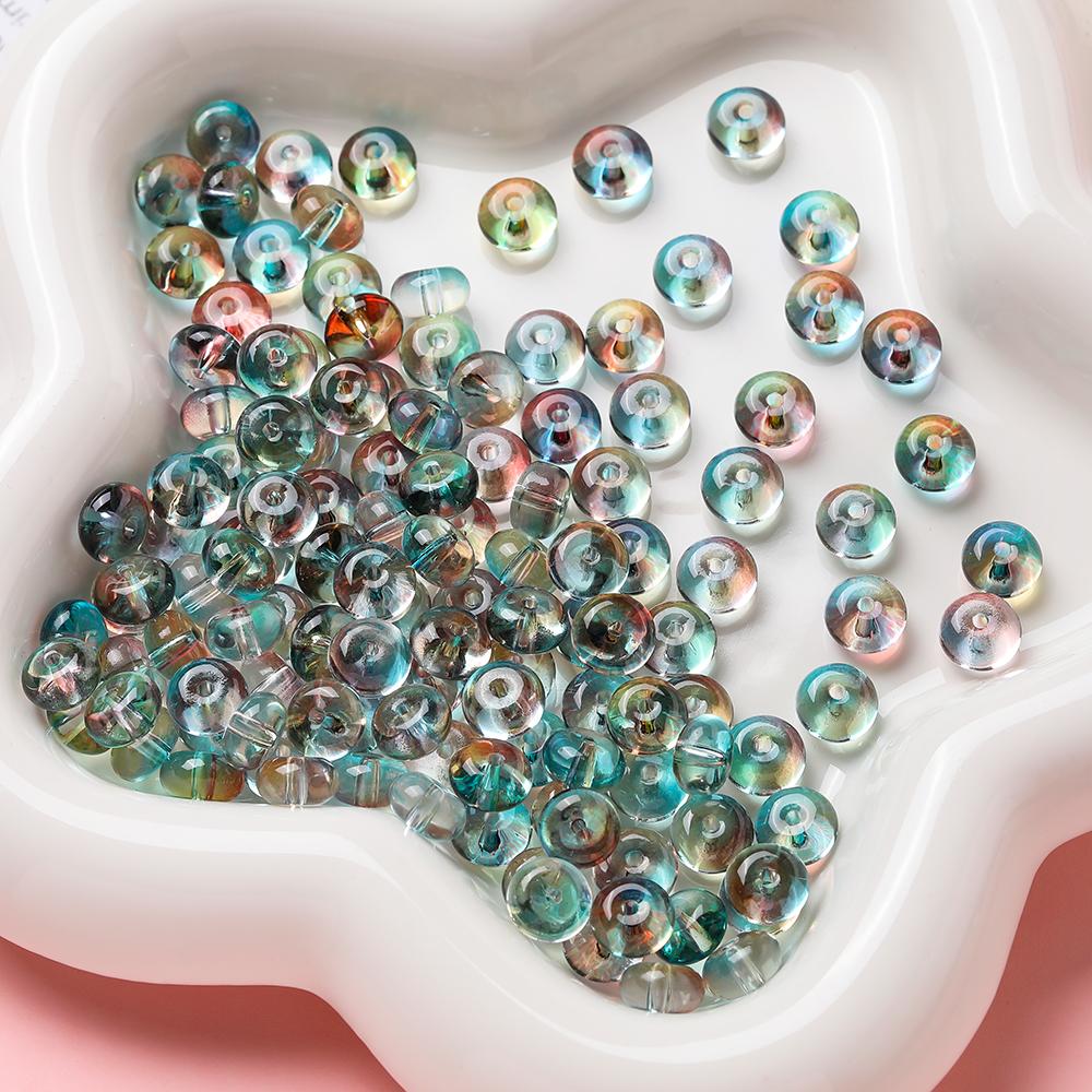 50pcs/Lots 5*8mm Glass Clear Abacus Shaped Beads Loose Spacer Beads for DIY Earrings Phone Chains Crafts Jewelry Making Findings
50pcs/Lots 5*8mm Glass Clear Abacus Shaped Beads Loose Spacer Beads for DIY Earrings Phone Chains Crafts Jewelry Making Findings