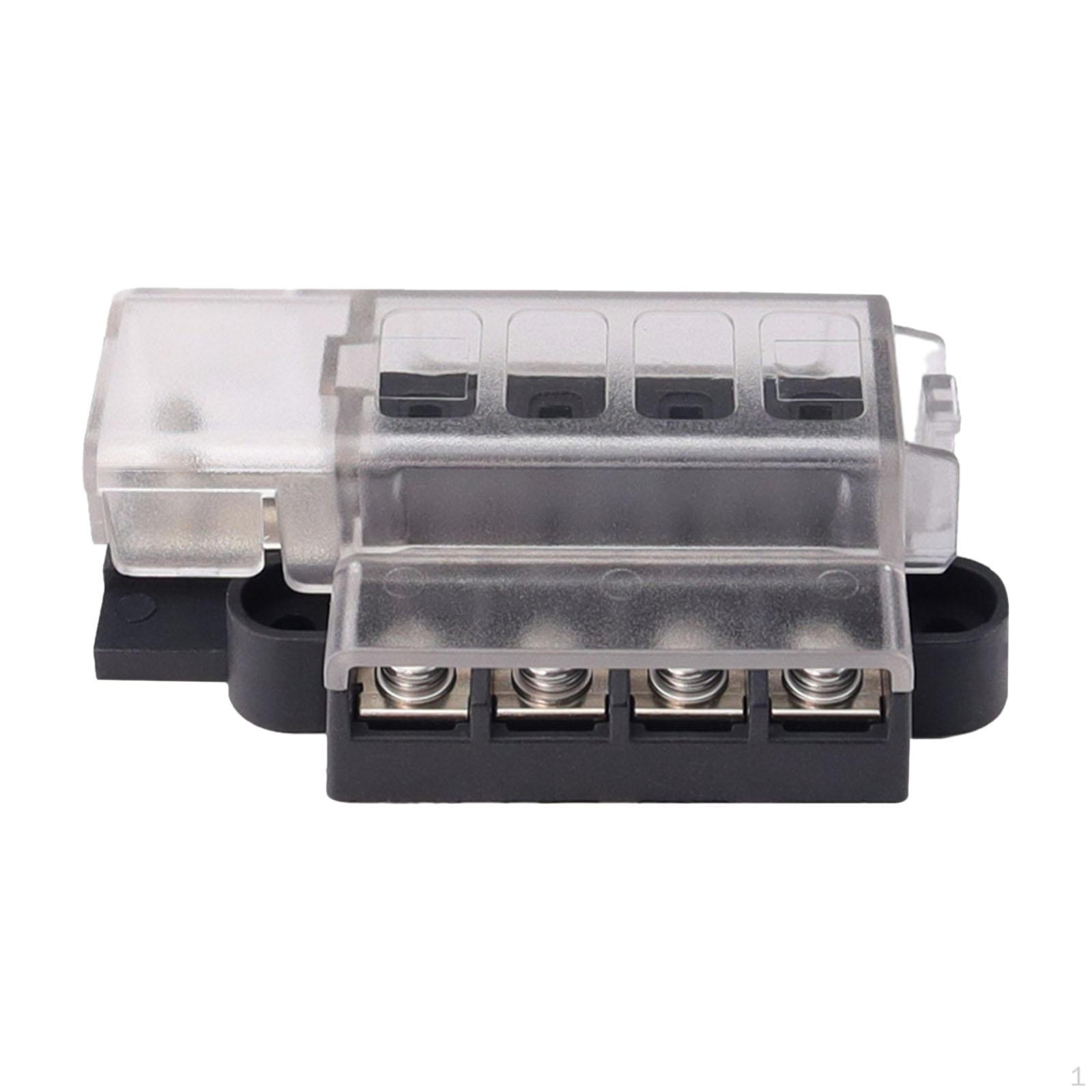 4 Circuit Fuse Box Waterproof 1 in Out Easy Installation Block Holder for
4 Circuit Fuse Box Waterproof 1 in Out Easy Installation Block Holder for