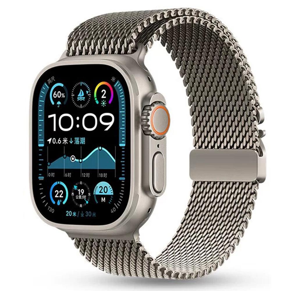 Watch Strap for Apple Watch Series 10 Ultra 9 8 7 SE 6 5 4 3 2 1 46mm 49mm 45mm 44mm 42mm Titanium Milanese Band with Insert Buckle Titanium
Watch Strap for Apple Watch Series 10 Ultra 9 8 7 SE 6 5 4 3 2 1 46mm 49mm 45mm 44mm 42mm Titanium Milanese Band with Insert Buckle Titanium