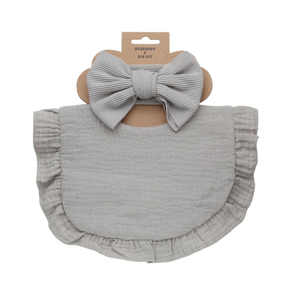 2Pcs/Lot Ribbed Baby Bibs Hair Bows Headbands for Baby Boys Girls Ruffled Flower Saliva Towel Feeding Burp Cloth Scarf Headwear срібний
2Pcs/Lot Ribbed Baby Bibs Hair Bows Headbands for Baby Boys Girls Ruffled Flower Saliva Towel Feeding Burp Cloth Scarf Headwear срібний