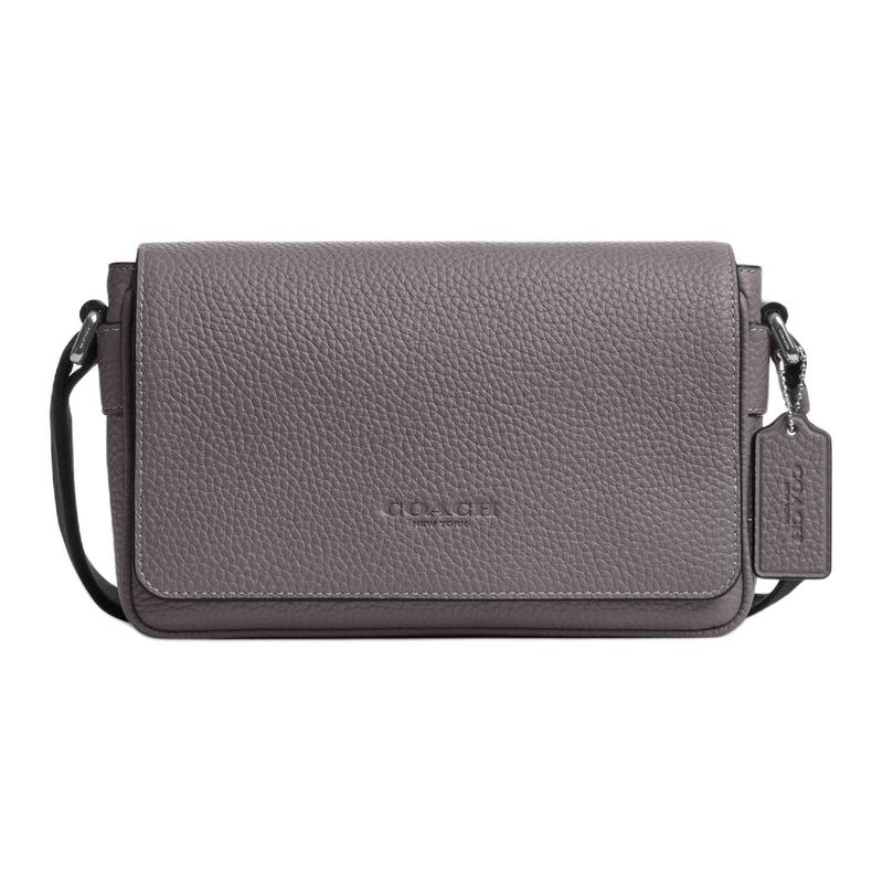 COACH Jack 22 flip design cow leather crossbody bag small size men s gray сірий колір
COACH Jack 22 flip design cow leather crossbody bag small size men s gray сірий колір