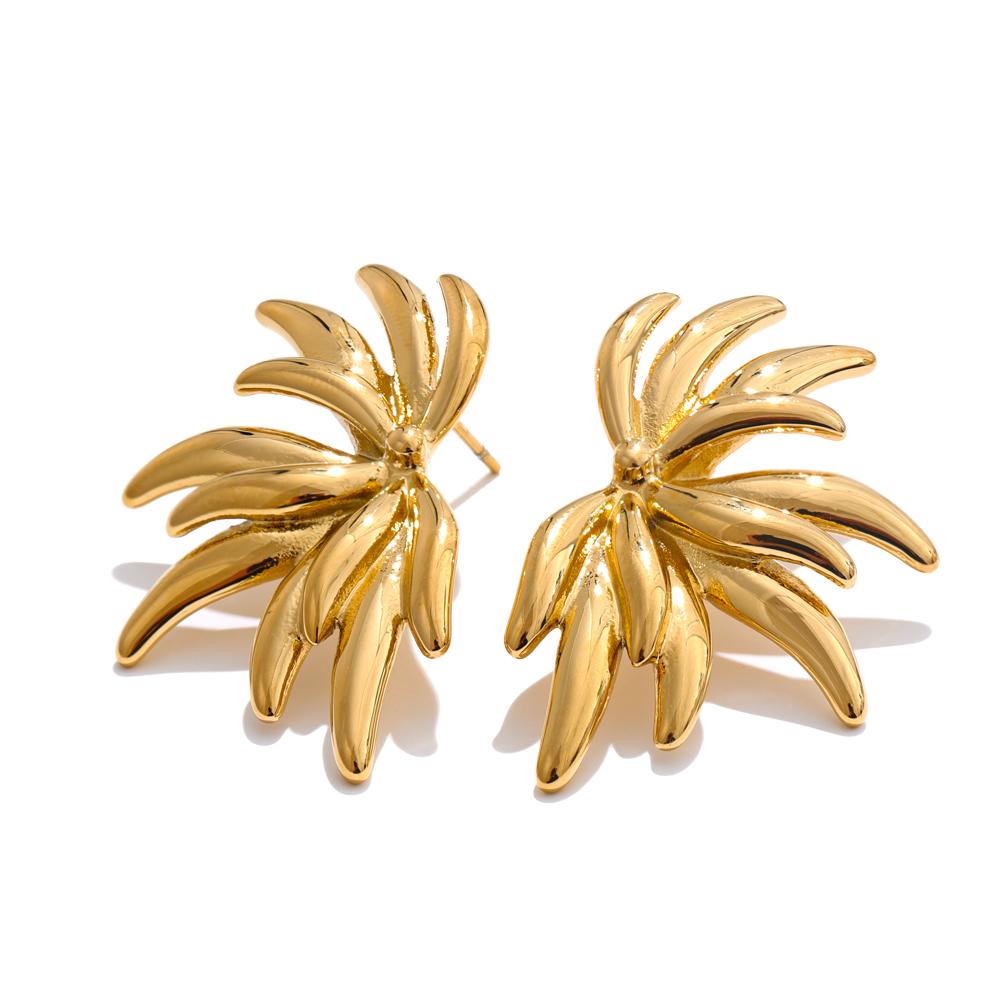 Yhpup 14g Light Flower Statement Big Temperament Stud Earrings 2025 Gift Women Anti Allergic Stainless Steel Jewelry PVD Plated
Yhpup 14g Light Flower Statement Big Temperament Stud Earrings 2025 Gift Women Anti Allergic Stainless Steel Jewelry PVD Plated