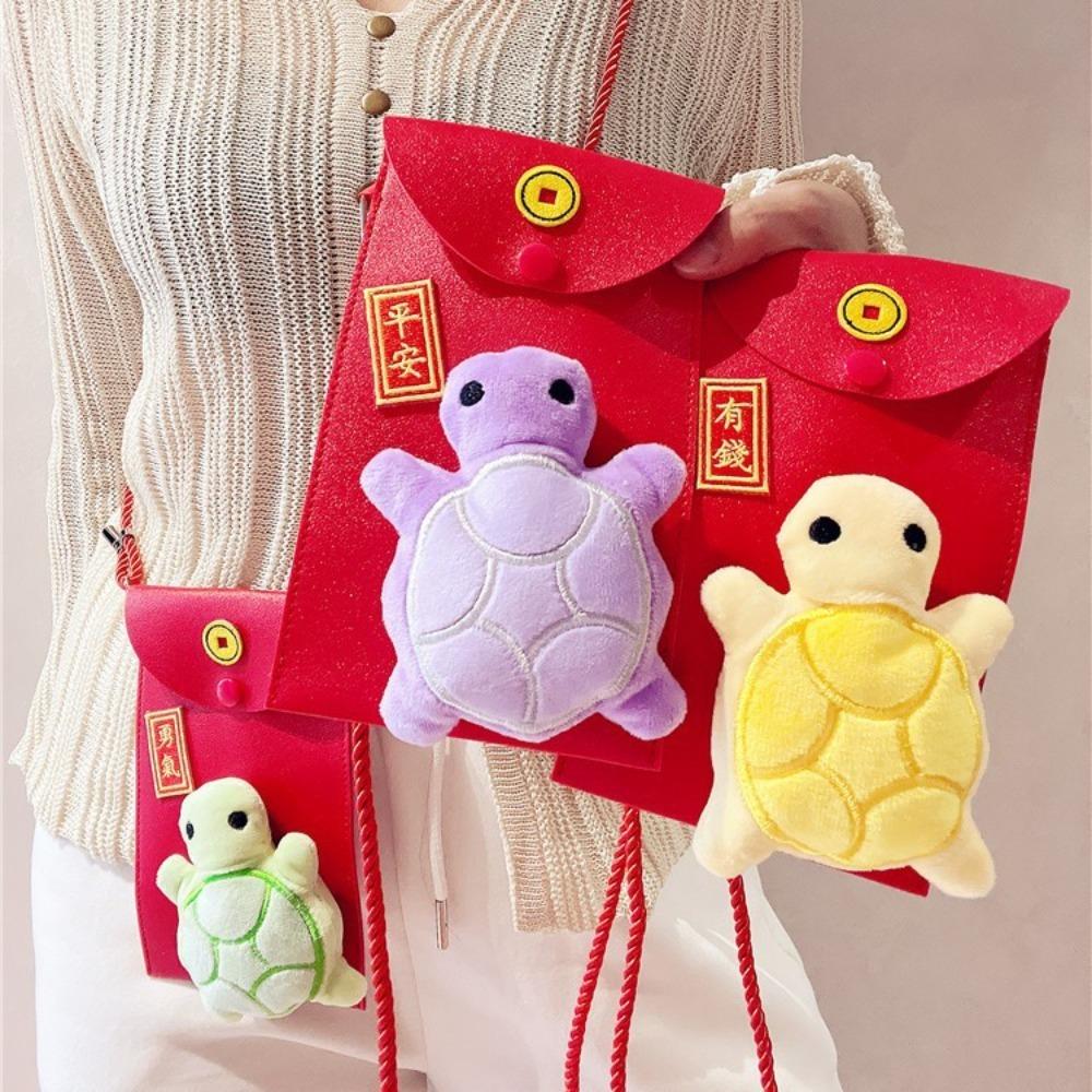 Plush Turtle Capybara Red Packet PU Leather New Year Money Envelope Celebration Party style 5
Plush Turtle Capybara Red Packet PU Leather New Year Money Envelope Celebration Party style 5