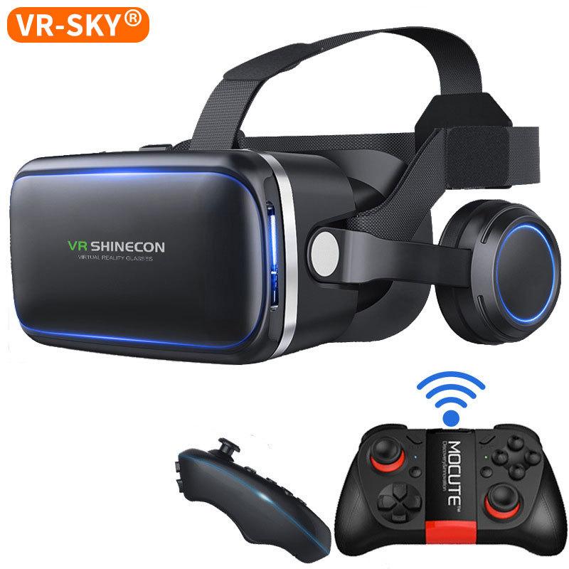 VR SHINECON Qianhuan 6-го поколения G04E Наушники Edition 3D Шлем виртуальной реальности VR Очки
VR SHINECON Qianhuan 6-го поколения G04E Наушники Edition 3D Шлем виртуальной реальности VR Очки