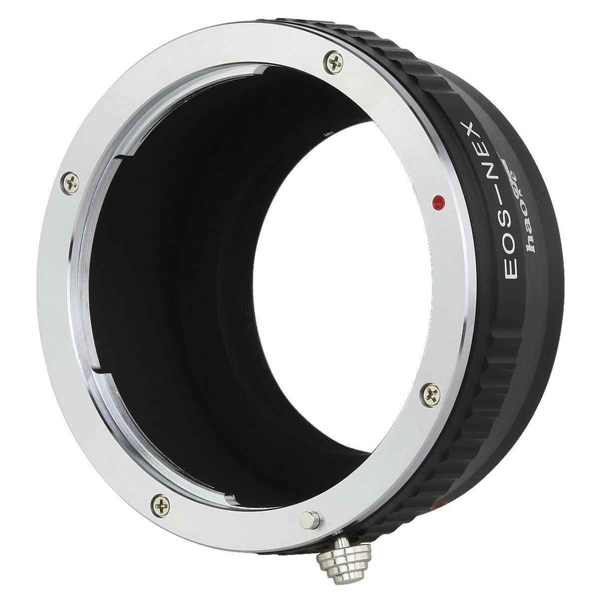 Haoge Lens Mount Adapter for Canon EOS EF Mount Lens to Sony NEX FS5 EF-S E-Mount Cameras a3000, a3500, a5000, a5100, a6000, a6400, a6500, A7, A7R,
Haoge Lens Mount Adapter for Canon EOS EF Mount Lens to Sony NEX FS5 EF-S E-Mount Cameras a3000, a3500, a5000, a5100, a6000, a6400, a6500, A7, A7R,