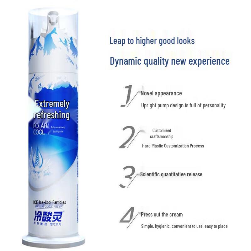 Leng Suan Ling Polar Ice Mint Pump Toothpaste for Sensitive Teeth
Leng Suan Ling Polar Ice Mint Pump Toothpaste for Sensitive Teeth