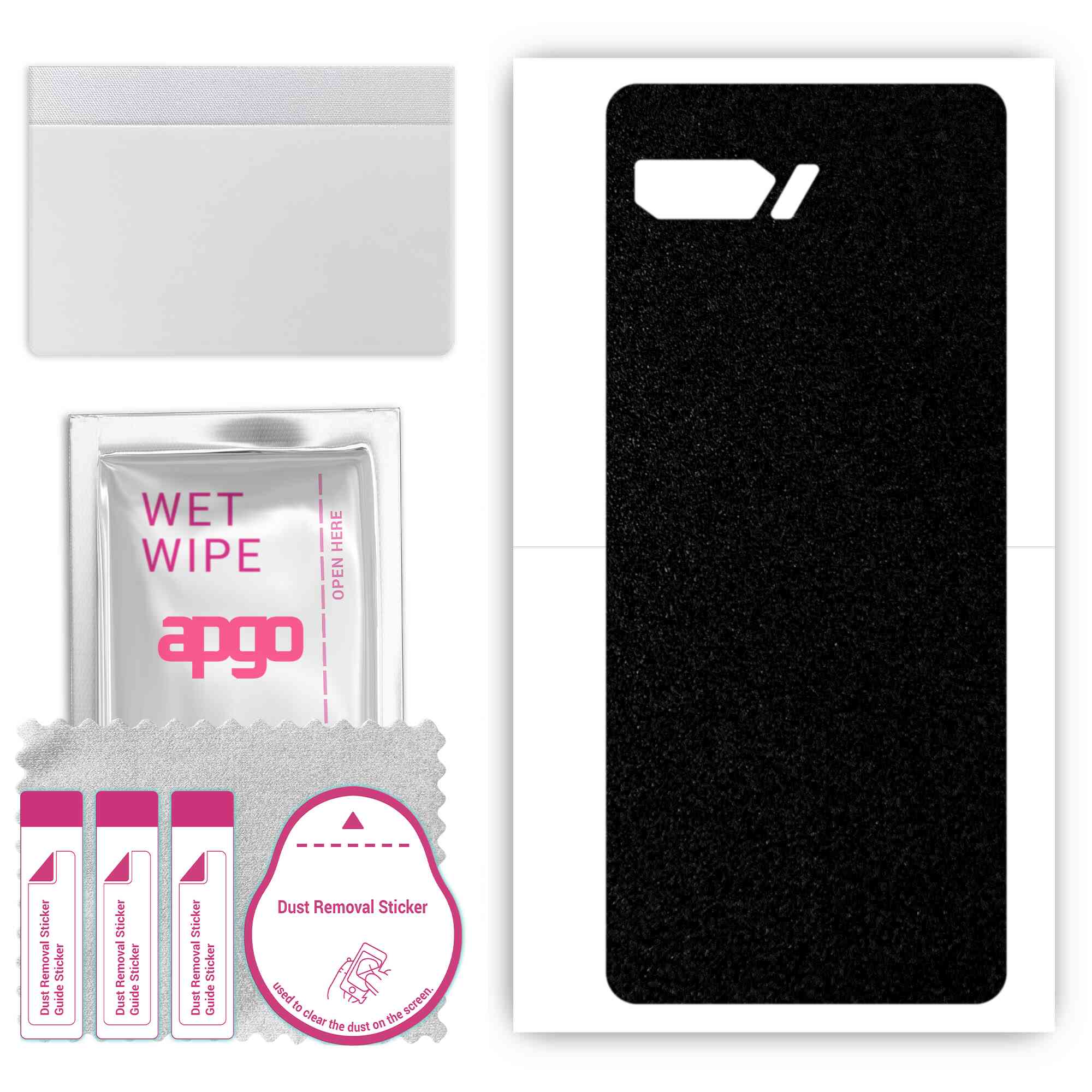 apgo Protective Skin Sticker for the back compatible with Asus ROG Phone II ZS660KL, Wrap Film, Foil, Vinyl - Pattern Matte Black
apgo Protective Skin Sticker for the back compatible with Asus ROG Phone II ZS660KL, Wrap Film, Foil, Vinyl - Pattern Matte Black