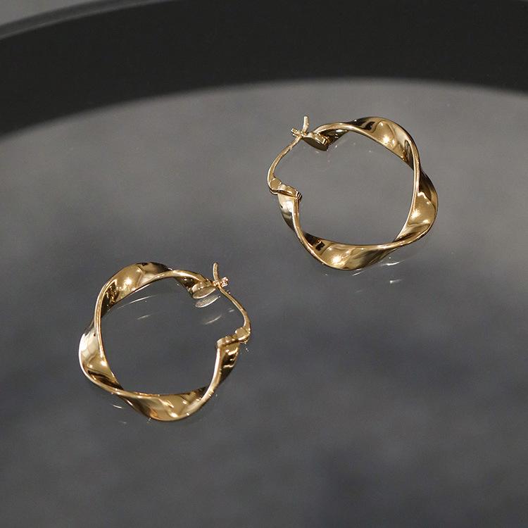 S925 Sterling Silver Women’s Gold-Plated Hoop Earrings: Trendy, Simple, and High-End 925 Sterling Silver
S925 Sterling Silver Women’s Gold-Plated Hoop Earrings: Trendy, Simple, and High-End 925 Sterling Silver