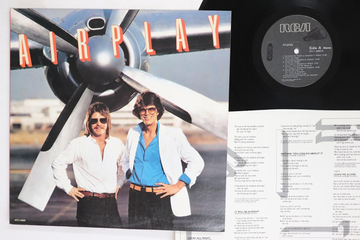 LP Record AIRPLAY Airplay AFL13099 RCA 1980 US Rock Used
LP Record AIRPLAY Airplay AFL13099 RCA 1980 US Rock Used