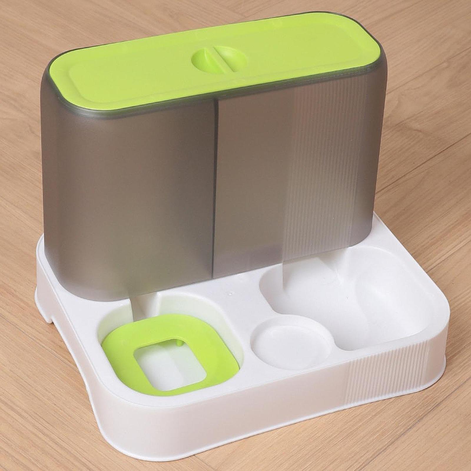 Automatic Pet Feeder and Water Dispenser for Dog Cat Puppy Travel Supply Animal Food Bowl Water Drinking Pet Feeding Station зелёный
Automatic Pet Feeder and Water Dispenser for Dog Cat Puppy Travel Supply Animal Food Bowl Water Drinking Pet Feeding Station зелёный