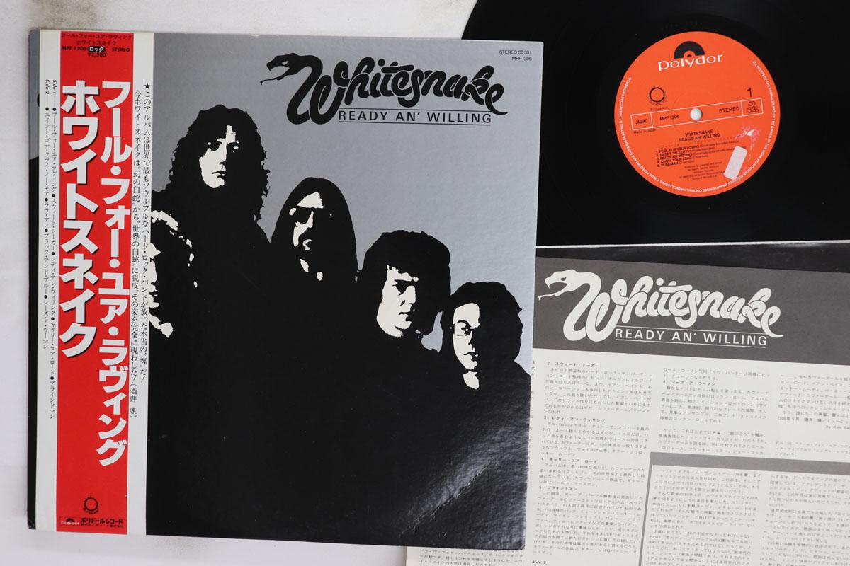 LP Record WHITESNAKE Ready An Willing MPF1306 POLYDOR 1980 Japan Obi Metal Used
LP Record WHITESNAKE Ready An Willing MPF1306 POLYDOR 1980 Japan Obi Metal Used