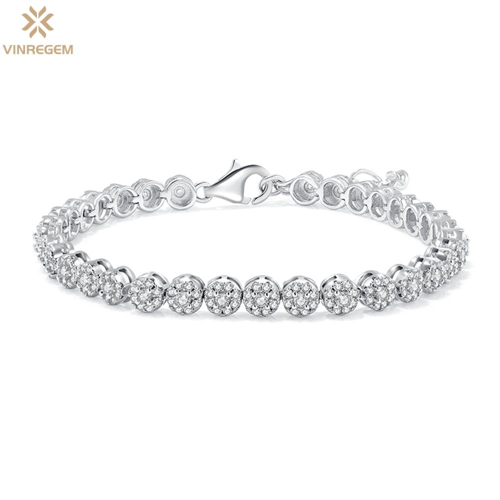 Vinregem Хип-Хоп 100% Стерлинговое Серебро 925 Пробы 3EX VVS1 Пройти Тест 3.5CT Круглый D Цвет Бриллиант Муассанит Сверкающие Теннисные Браслеты-Цепочки Изысканные Ювелирные Изделия Подарок 18cm белый
Vinregem Хип-Хоп 100% Стерлинговое Серебро 925 Пробы 3EX VVS1 Пройти Тест 3.5CT Круглый D Цвет Бриллиант Муассанит Сверкающие Теннисные Браслеты-Цепочки Изысканные Ювелирные Изделия Подарок 18cm белый