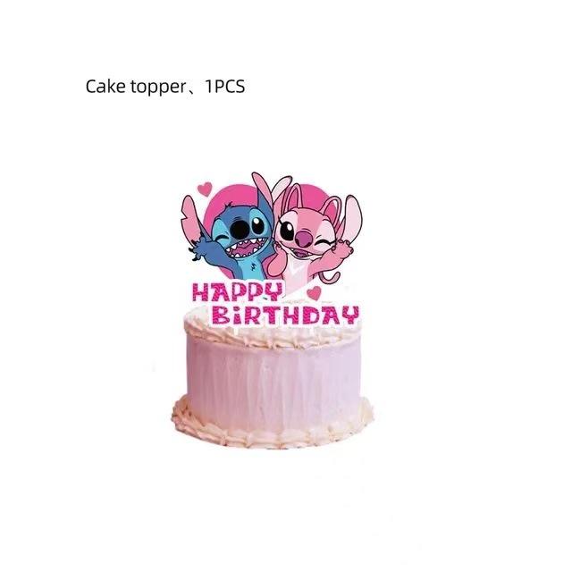 Pink Stitch Birthday Party Tableware Set: Plates, Napkins, Balloons, and Decorations
Pink Stitch Birthday Party Tableware Set: Plates, Napkins, Balloons, and Decorations