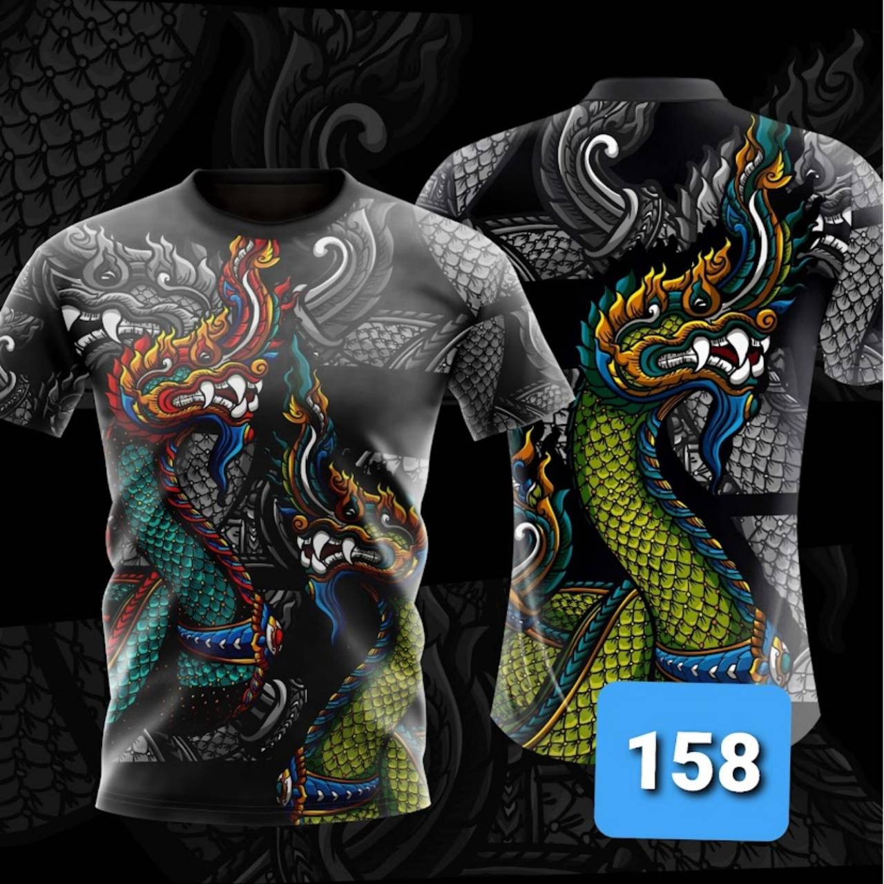Футболка № 158, новая, мужская и женская, с дизайнерским принтом, 3D модная уличная одежда, тайская нага, змеиный король 2xl
Футболка № 158, новая, мужская и женская, с дизайнерским принтом, 3D модная уличная одежда, тайская нага, змеиный король 2xl