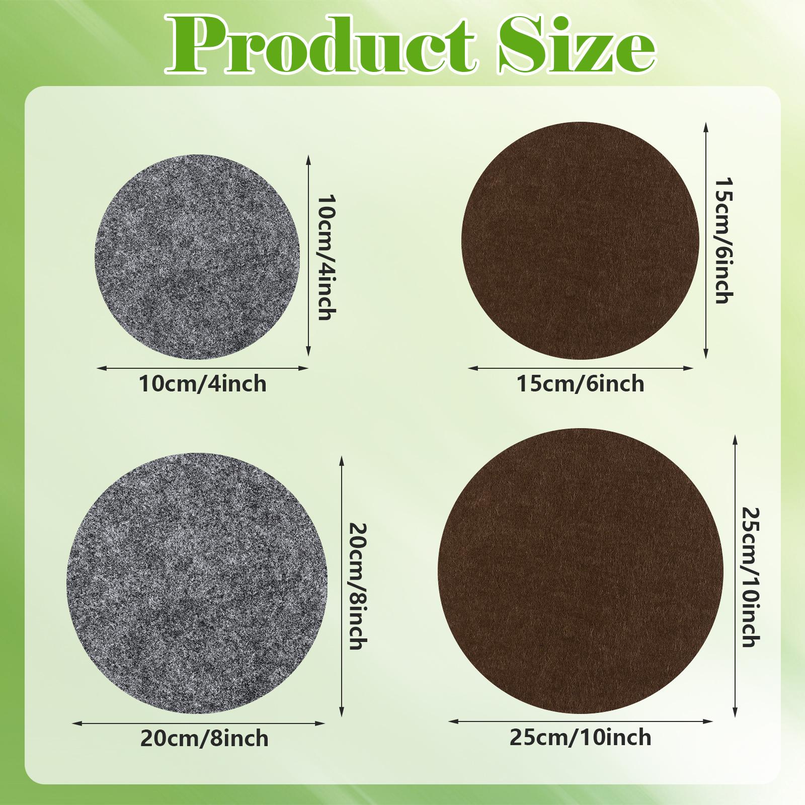 16 Pcs Plant Coaster Mat 4/6/8/10 Inch Felt Plant Saucer Reversible Round Fabric Plant Pad Mat Absorbent Flower Pot Coaster Mats коричневый
16 Pcs Plant Coaster Mat 4/6/8/10 Inch Felt Plant Saucer Reversible Round Fabric Plant Pad Mat Absorbent Flower Pot Coaster Mats коричневый