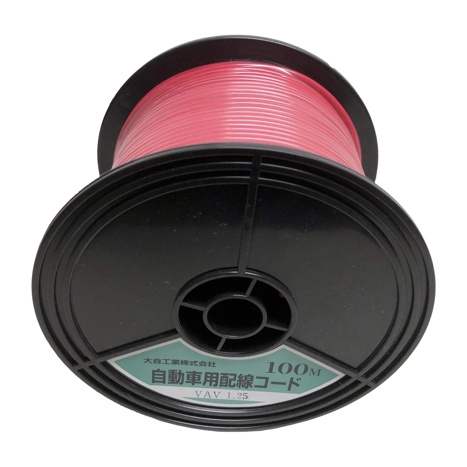 Meltec VAV1.25mm2 Single Cord (Double Coated) Automotive Wiring, Red, 100m Spool, by Daiji Industry, VAV1.25-R-100
Meltec VAV1.25mm2 Single Cord (Double Coated) Automotive Wiring, Red, 100m Spool, by Daiji Industry, VAV1.25-R-100
