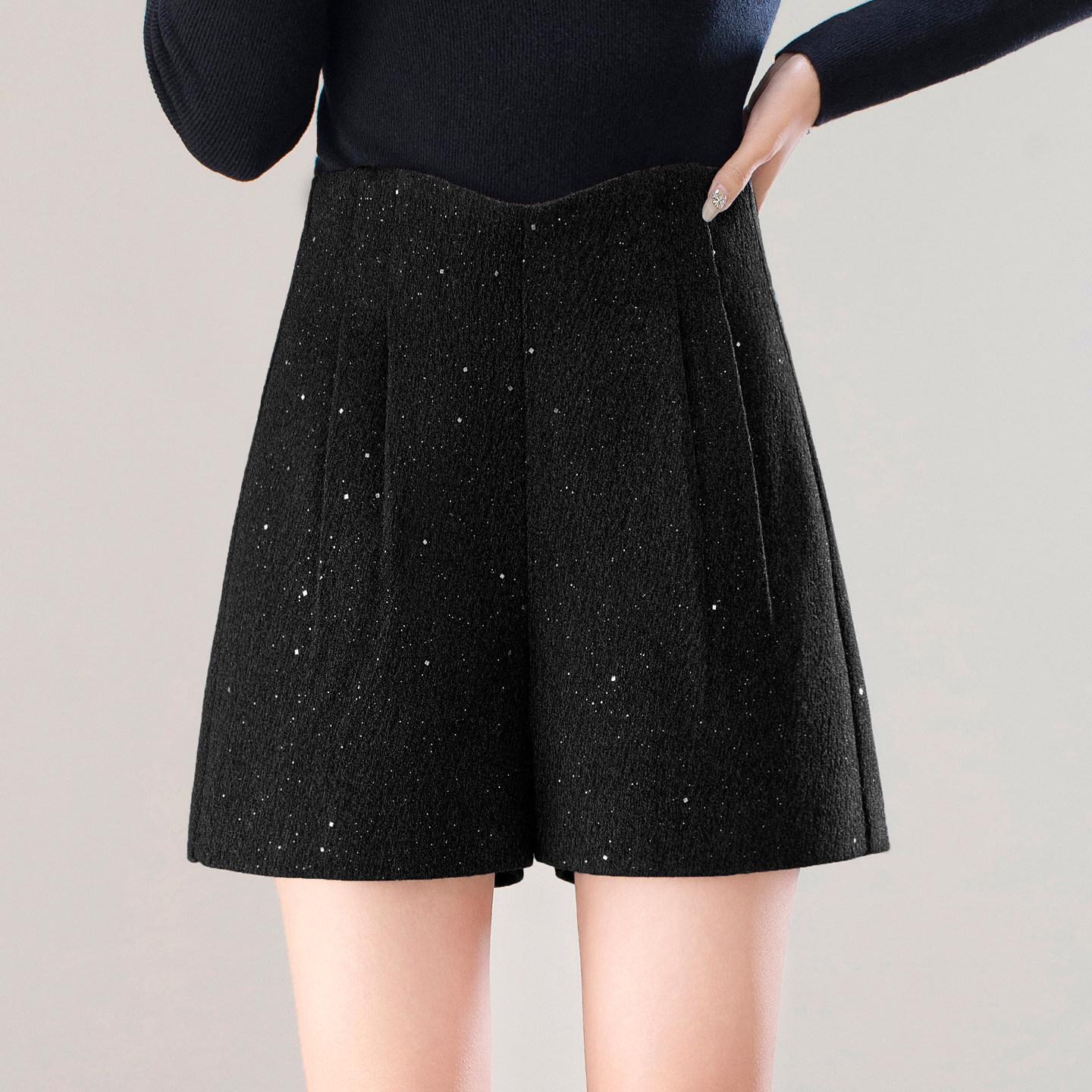 2025 Winter Women s High-Waisted Sequin Wool Shorts - Slimming A-Line, Versatile, Wide-Leg Bootcut Design L чёрный
2025 Winter Women s High-Waisted Sequin Wool Shorts - Slimming A-Line, Versatile, Wide-Leg Bootcut Design L чёрный