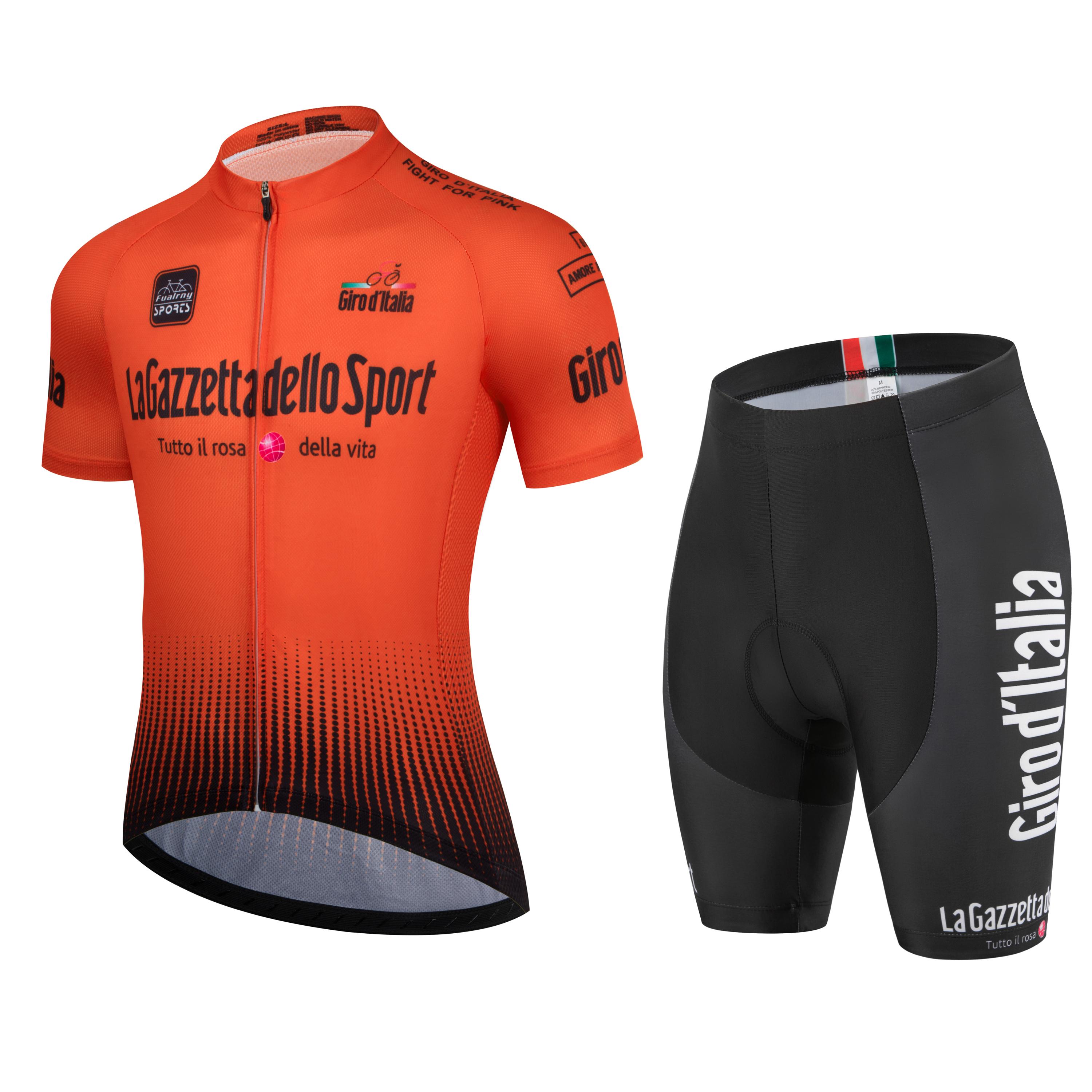 Tour De Giro D ITALIA Літній велосипедний одяг з короткими рукавами Комплект трикотажу для велосипедного спорту Дорожній велосипед Велосипедний одяг Комплект трикотажу Спортивний одяг L
Tour De Giro D ITALIA Літній велосипедний одяг з короткими рукавами Комплект трикотажу для велосипедного спорту Дорожній велосипед Велосипедний одяг Комплект трикотажу Спортивний одяг L