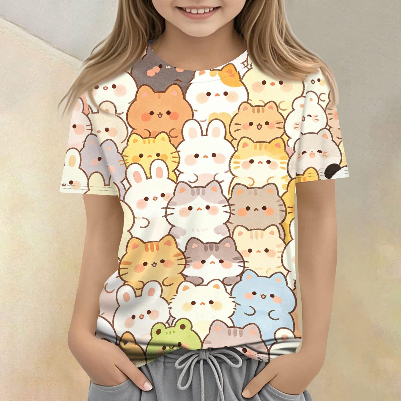 Kids Animal Print Crew Neck Short Sleeve Casual Loose Fit T Shirt Soft Lightweight Top for Boys and Girls Summer Wear 100 бежевый
Kids Animal Print Crew Neck Short Sleeve Casual Loose Fit T Shirt Soft Lightweight Top for Boys and Girls Summer Wear 100 бежевый