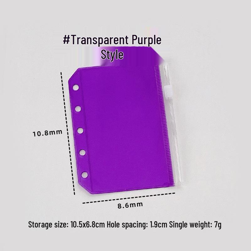 Frosted PVC Color Zipper Pouch for Traveler s Notebook and Binder Refill
Frosted PVC Color Zipper Pouch for Traveler s Notebook and Binder Refill