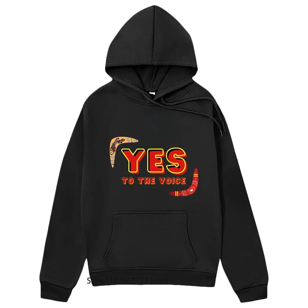 Vote Yes To The Voice Hoodies Sweatshirt with Hooded Fashion Women Clothing Music Band Stracksuit Unisex Hip Pop Streetwear Fleece
Vote Yes To The Voice Hoodies Sweatshirt with Hooded Fashion Women Clothing Music Band Stracksuit Unisex Hip Pop Streetwear Fleece