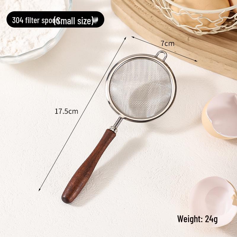 304 Stainless Steel Mesh Strainer - Versatile for Water, Juice, Baby Food, Soy Milk, Flour, Oil, and Tea Filtering.
304 Stainless Steel Mesh Strainer - Versatile for Water, Juice, Baby Food, Soy Milk, Flour, Oil, and Tea Filtering.