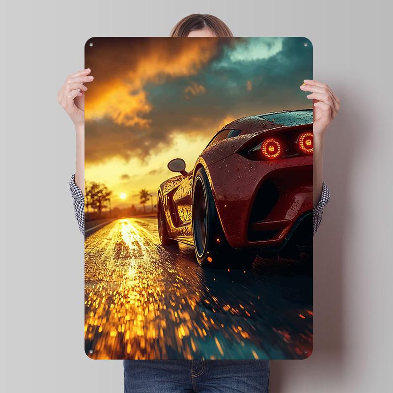 Red Sports Car Sunset Tin Plaque Poster Customized Wall Art Retro Vintage Metal Signs for Room Decoration At Home Decorations 7.9x11.8In(20x30cm)
Red Sports Car Sunset Tin Plaque Poster Customized Wall Art Retro Vintage Metal Signs for Room Decoration At Home Decorations 7.9x11.8In(20x30cm)