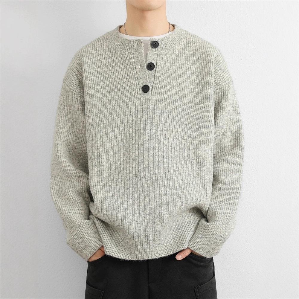 Men s Casual Button-Up Knitwear: Warm, Trendy, Versatile Pullover for Autumn & Winter. M світло-сірий колір
Men s Casual Button-Up Knitwear: Warm, Trendy, Versatile Pullover for Autumn & Winter. M світло-сірий колір