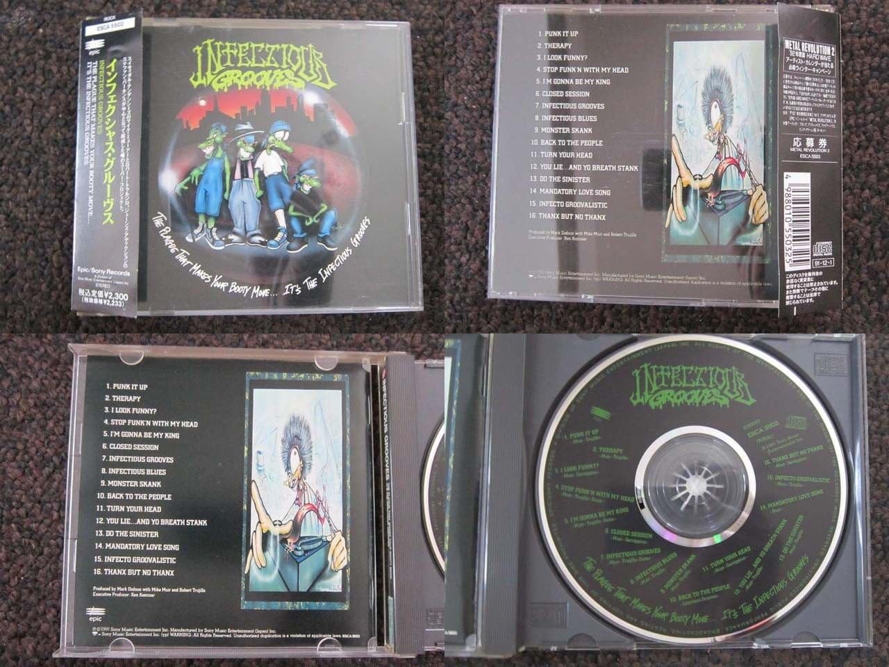 CD INFECTIOUS GROOVES - Plague That Makes Your Booty Move.. ESCA5503PROMO Epic 1991 Japan Rock Used
CD INFECTIOUS GROOVES - Plague That Makes Your Booty Move.. ESCA5503PROMO Epic 1991 Japan Rock Used