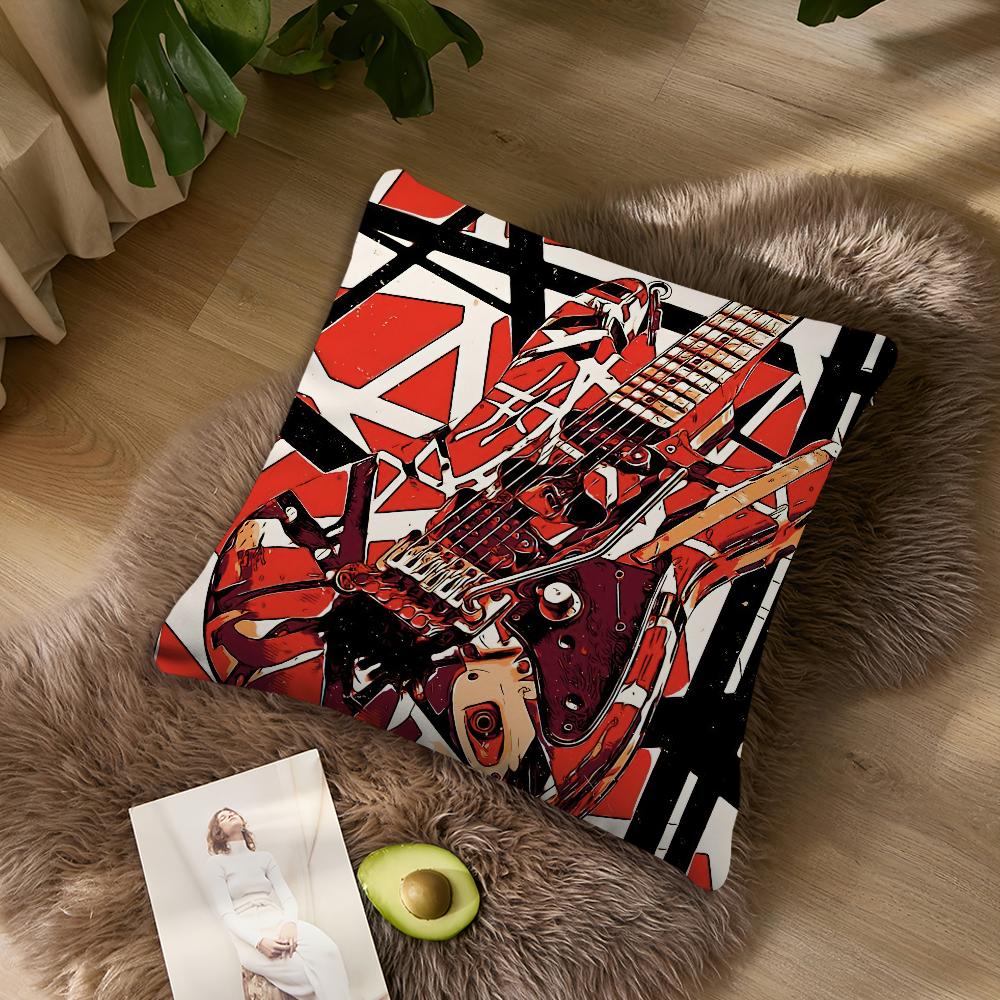Guitarist Eddie VVan HHalen Band Pillow Case Living Room Accent Couch Back Support Square Lounge Restful Nap Companion 40X40cm
Guitarist Eddie VVan HHalen Band Pillow Case Living Room Accent Couch Back Support Square Lounge Restful Nap Companion 40X40cm