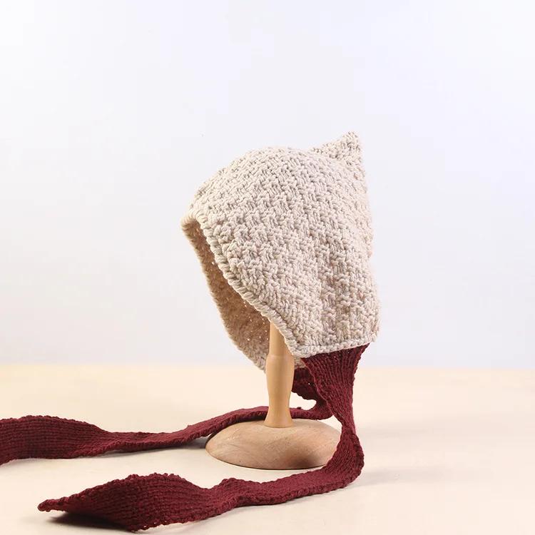 Winter Women s Casual Knitted Hat Earflap Girl Lady Thick Warm Bomber Hat Caps With tail Adult size(56-58cm)
Winter Women s Casual Knitted Hat Earflap Girl Lady Thick Warm Bomber Hat Caps With tail Adult size(56-58cm)