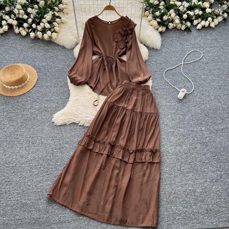 Женская ретро-юбка Royal Sister Simple Temperament с рукавами-фонариками и эластичной талией для похудения One size темно-коричневого
Женская ретро-юбка Royal Sister Simple Temperament с рукавами-фонариками и эластичной талией для похудения One size темно-коричневого