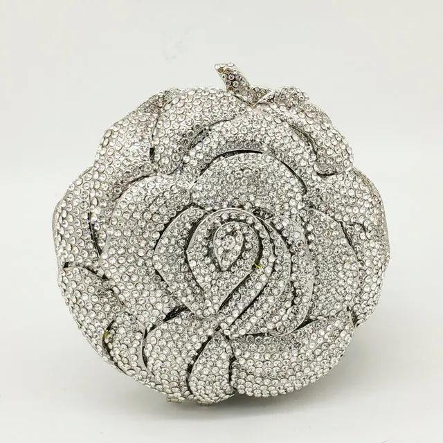 Boutique De FGG Women Colorful Flower Evening Bags and Clutches Bridal Rhinestone Handbags Wedding Party Minaudiere Clutch Purse Super Mini
Boutique De FGG Women Colorful Flower Evening Bags and Clutches Bridal Rhinestone Handbags Wedding Party Minaudiere Clutch Purse Super Mini