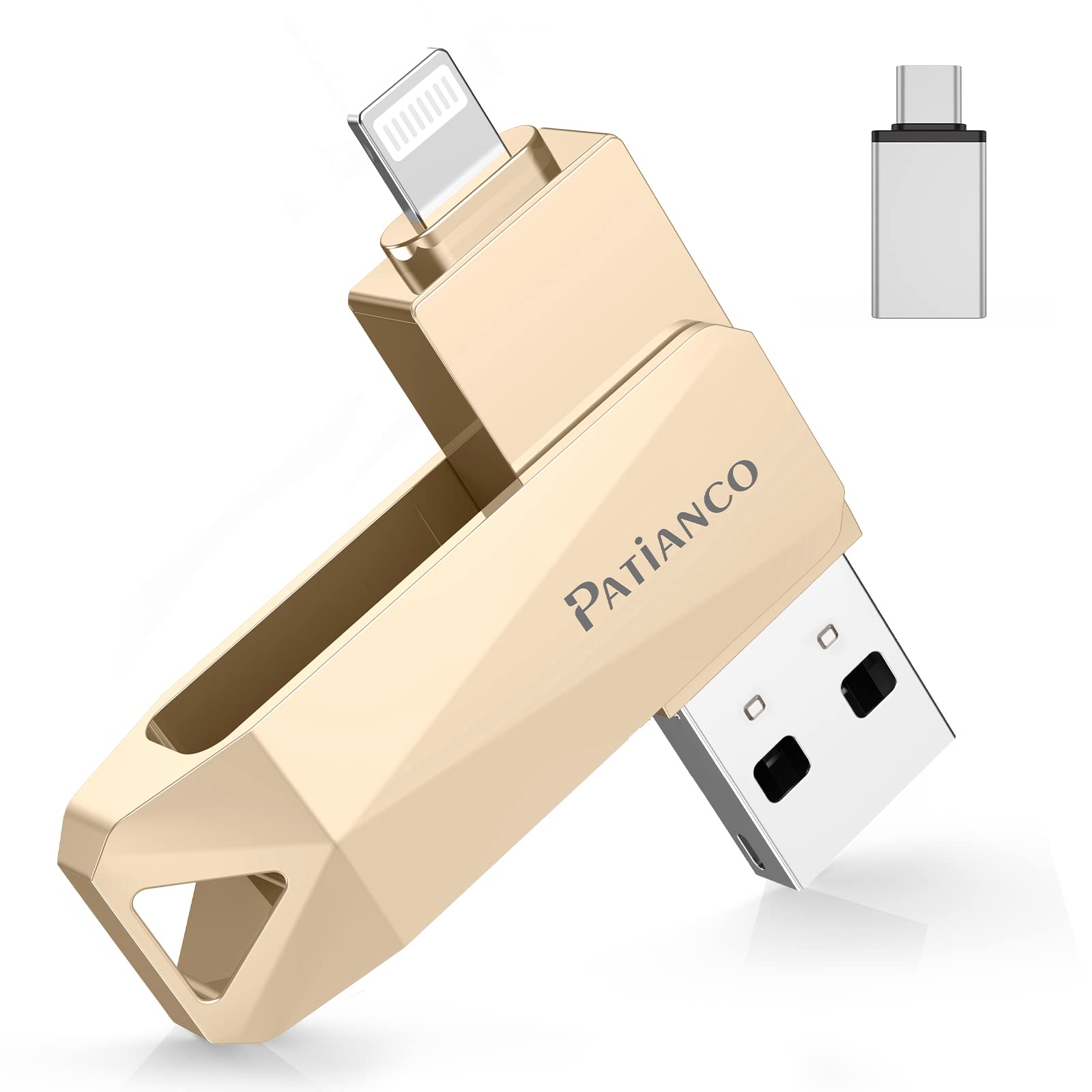Сертифицированный продукт Patianco с безопасным USB-накопителем для iPhone 128 ГБ 3 в 1, оснащенный высокоскоростным USB-портом для резервного копирования фотографий со смартфона
Сертифицированный продукт Patianco с безопасным USB-накопителем для iPhone 128 ГБ 3 в 1, оснащенный высокоскоростным USB-портом для резервного копирования фотографий со смартфона