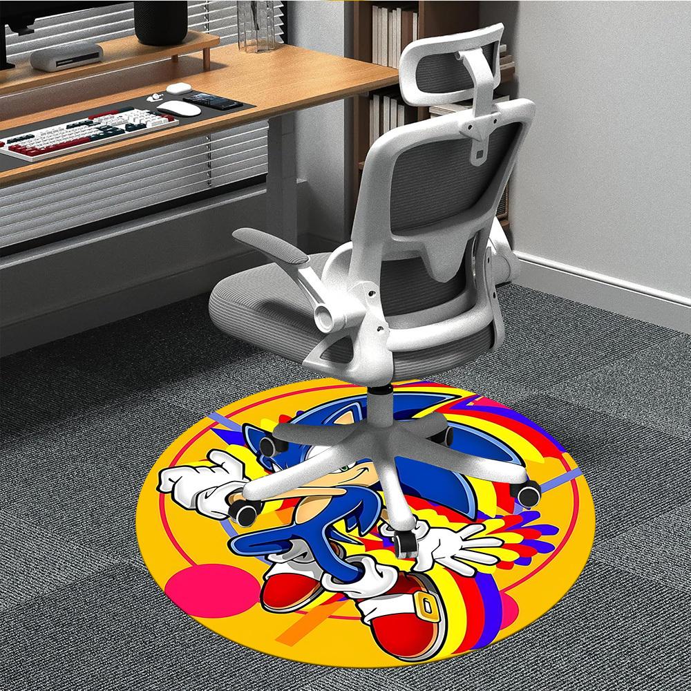 1PC Sonic Colors Office Round Area Rug, Indoor Mat Suitable For Office, Under Office Chairs Bedroom Living Room Home Decor, Room Deco110 80cm by 80cm
1PC Sonic Colors Office Round Area Rug, Indoor Mat Suitable For Office, Under Office Chairs Bedroom Living Room Home Decor, Room Deco110 80cm by 80cm