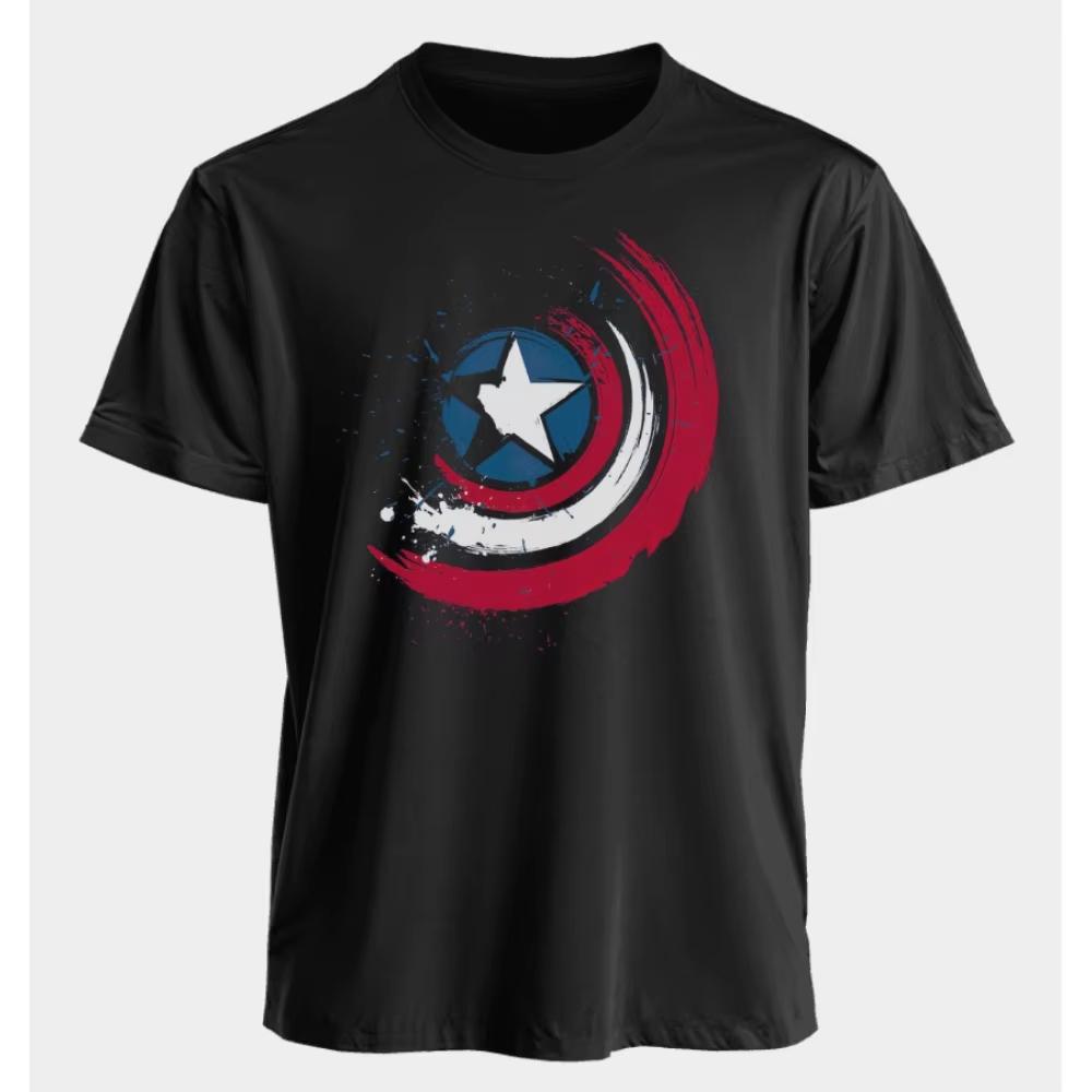 Marvel Mens and Womens Tshirts Captain America Summer Spring and Autumn New Classic Oversized Sporty Trendy Shortsleeved S
Marvel Mens and Womens Tshirts Captain America Summer Spring and Autumn New Classic Oversized Sporty Trendy Shortsleeved S
