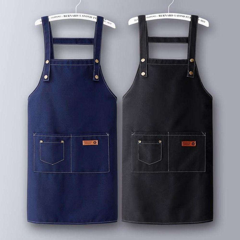 Canvas Sleeveless Apron Long Denim Apron Kitchen Chef Apron For Men Women темно-синього кольору
Canvas Sleeveless Apron Long Denim Apron Kitchen Chef Apron For Men Women темно-синього кольору