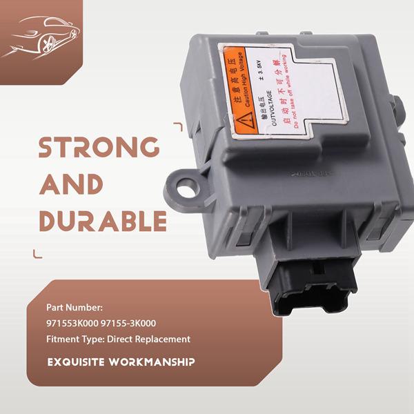 971553K000 Compatible with Hyundai AC Ion Generator 97155-3K000 None
971553K000 Compatible with Hyundai AC Ion Generator 97155-3K000 None