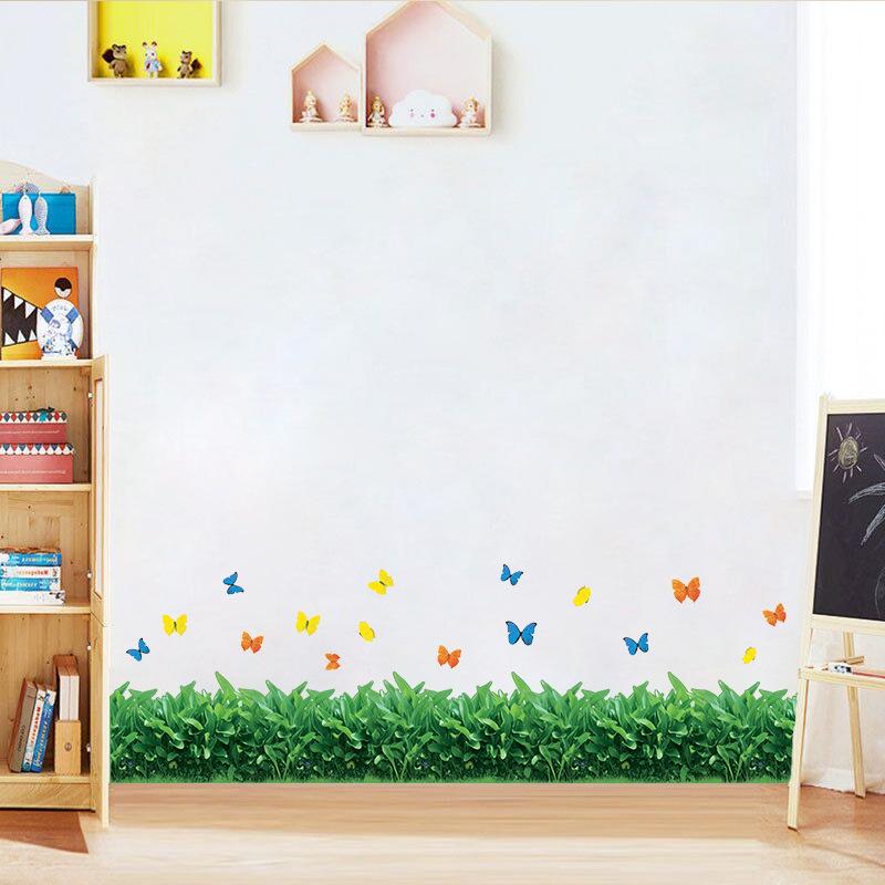 Green leafy plant skirting line corner corridor decoration self-adhesive painting remove wall stickers 50*70CM
Green leafy plant skirting line corner corridor decoration self-adhesive painting remove wall stickers 50*70CM