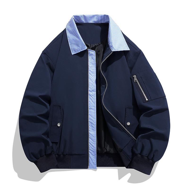 Mens Cropped Jacket Contrast Collar Utility Coat Cargo Jacket Barn Jacket Outwear with Pockets 3XL Темно-синій
Mens Cropped Jacket Contrast Collar Utility Coat Cargo Jacket Barn Jacket Outwear with Pockets 3XL Темно-синій