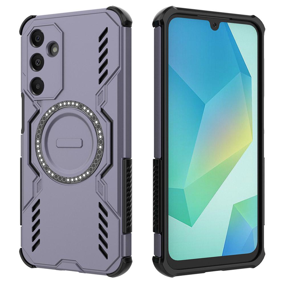 For Samsung Galaxy A16 5G/4G Magnetic Case Butterfly Armor Hollow Heat Dissipation PC+TPU Phone Cover Purple
For Samsung Galaxy A16 5G/4G Magnetic Case Butterfly Armor Hollow Heat Dissipation PC+TPU Phone Cover Purple