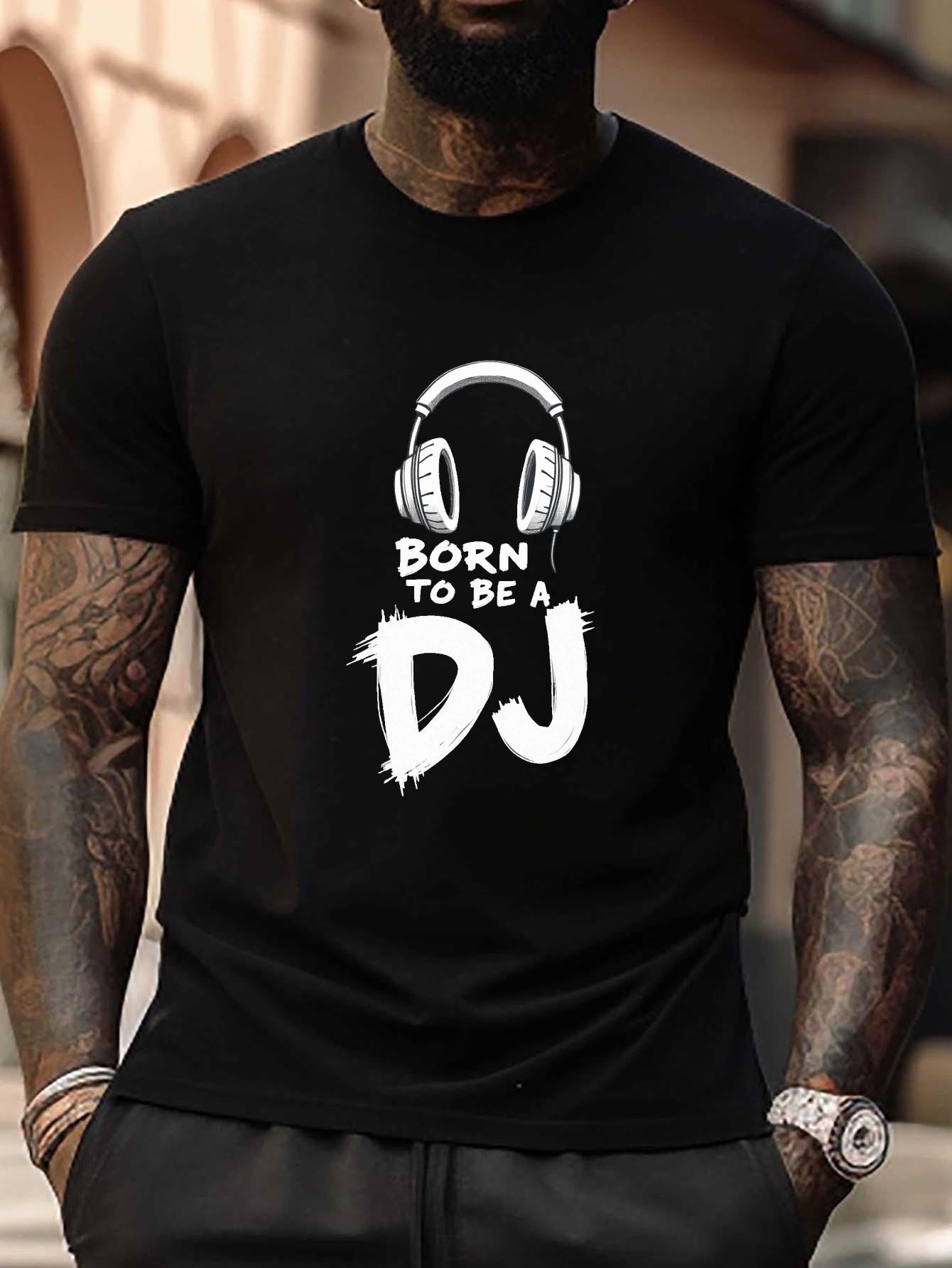 Plus Size Born to Be a DJ Graphic T-shirt - Black with White Headphone Design XXXL
Plus Size Born to Be a DJ Graphic T-shirt - Black with White Headphone Design XXXL
