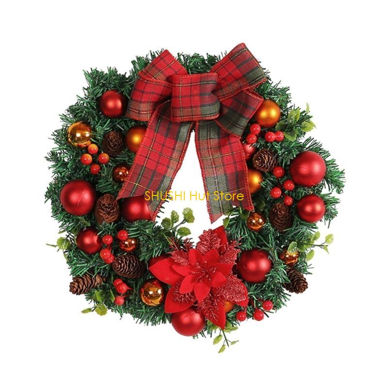 Christmas Wreath for Front Door 16inch Red Flower Bowknot Winter Garlands Holiday Decoration for Farmhouse Party Supply D57B CN
Christmas Wreath for Front Door 16inch Red Flower Bowknot Winter Garlands Holiday Decoration for Farmhouse Party Supply D57B CN
