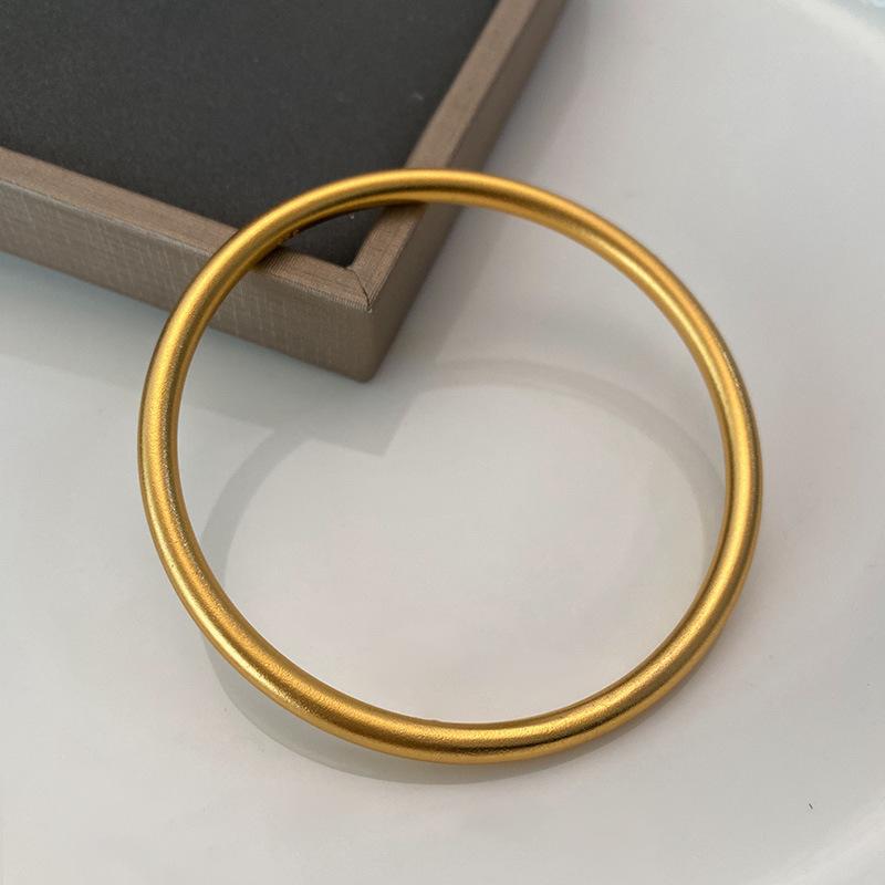 Sand Gold Jewelry Bracelet Ancient Law Inheritance Women s Matte Plain Ring Bracelet Yiwu Accessories Retro Solid Non-fading Jewelry
Sand Gold Jewelry Bracelet Ancient Law Inheritance Women s Matte Plain Ring Bracelet Yiwu Accessories Retro Solid Non-fading Jewelry