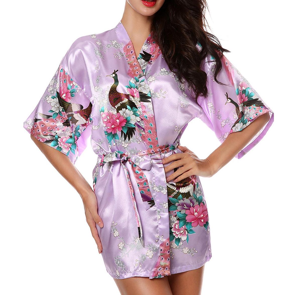 Шелковый королевский женский халат с цветочным принтом, сексуальное свадебное платье, одежда для сна, ночная рубашка, кимоно, халат M светло-фиолетовый
Шелковый королевский женский халат с цветочным принтом, сексуальное свадебное платье, одежда для сна, ночная рубашка, кимоно, халат M светло-фиолетовый