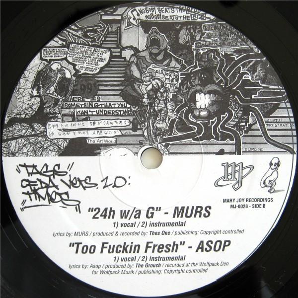 12inch Record GROUCH MURS ASOP What I Do 24 Hrs. wa G Too Fuc MJ0028 Mary Joy Record 2000 Japan Rap HipHopRB Used
12inch Record GROUCH MURS ASOP What I Do 24 Hrs. wa G Too Fuc MJ0028 Mary Joy Record 2000 Japan Rap HipHopRB Used