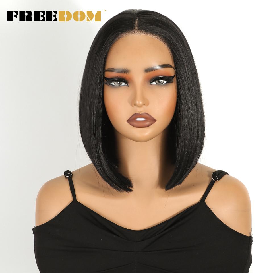 FREEDOM Synthetic Lace Front Wigs For Women 10 inch Short Bob Wig 13x3 Pre Plucked Natural Hairline Ombre Brown Blonde Lace Wigs (as the picture,10inches)
FREEDOM Synthetic Lace Front Wigs For Women 10 inch Short Bob Wig 13x3 Pre Plucked Natural Hairline Ombre Brown Blonde Lace Wigs (as the picture,10inches)