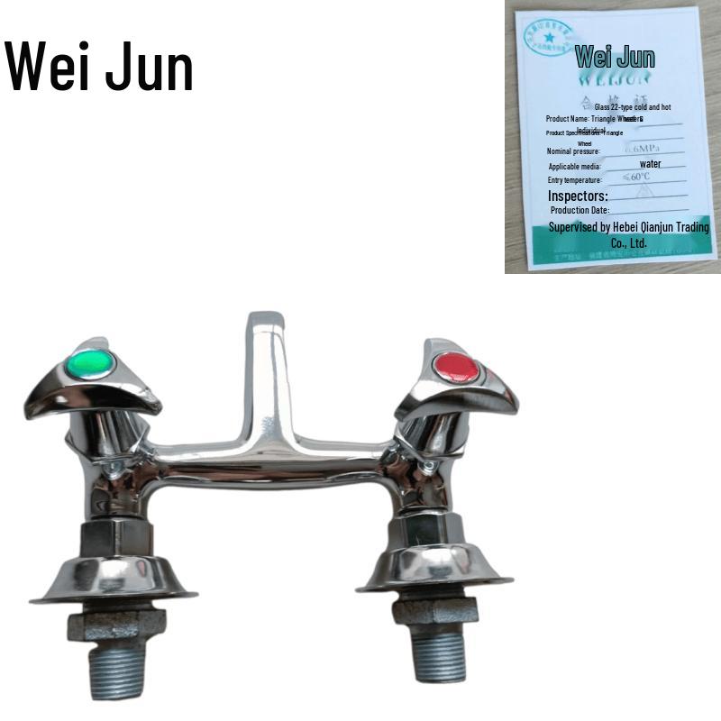 Wei Jun Dual-Handle Deck-Mounted Basin Faucet
Wei Jun Dual-Handle Deck-Mounted Basin Faucet